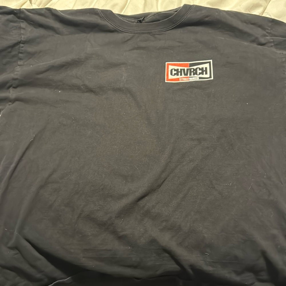 Church streetbikes tee shirt.. size XL. In good condition. Super cool shirt